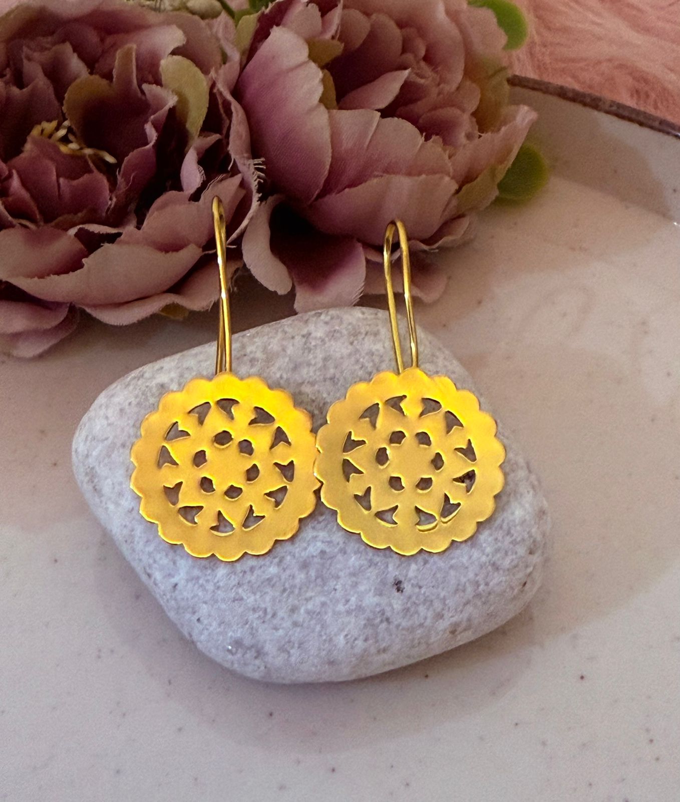 Sunburst Chic Drop Dangler Earring