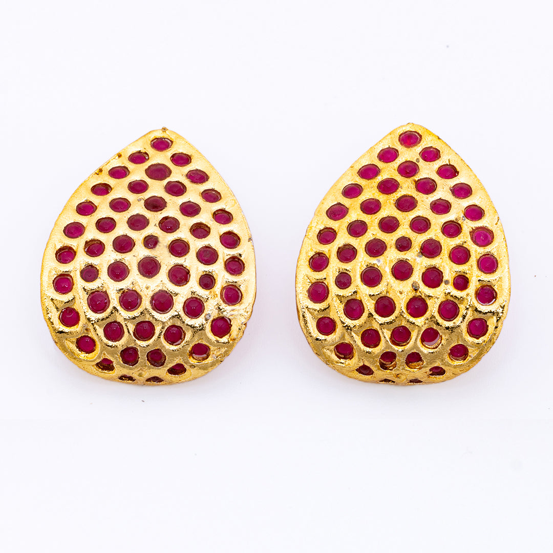 Scarlet Stud Earring