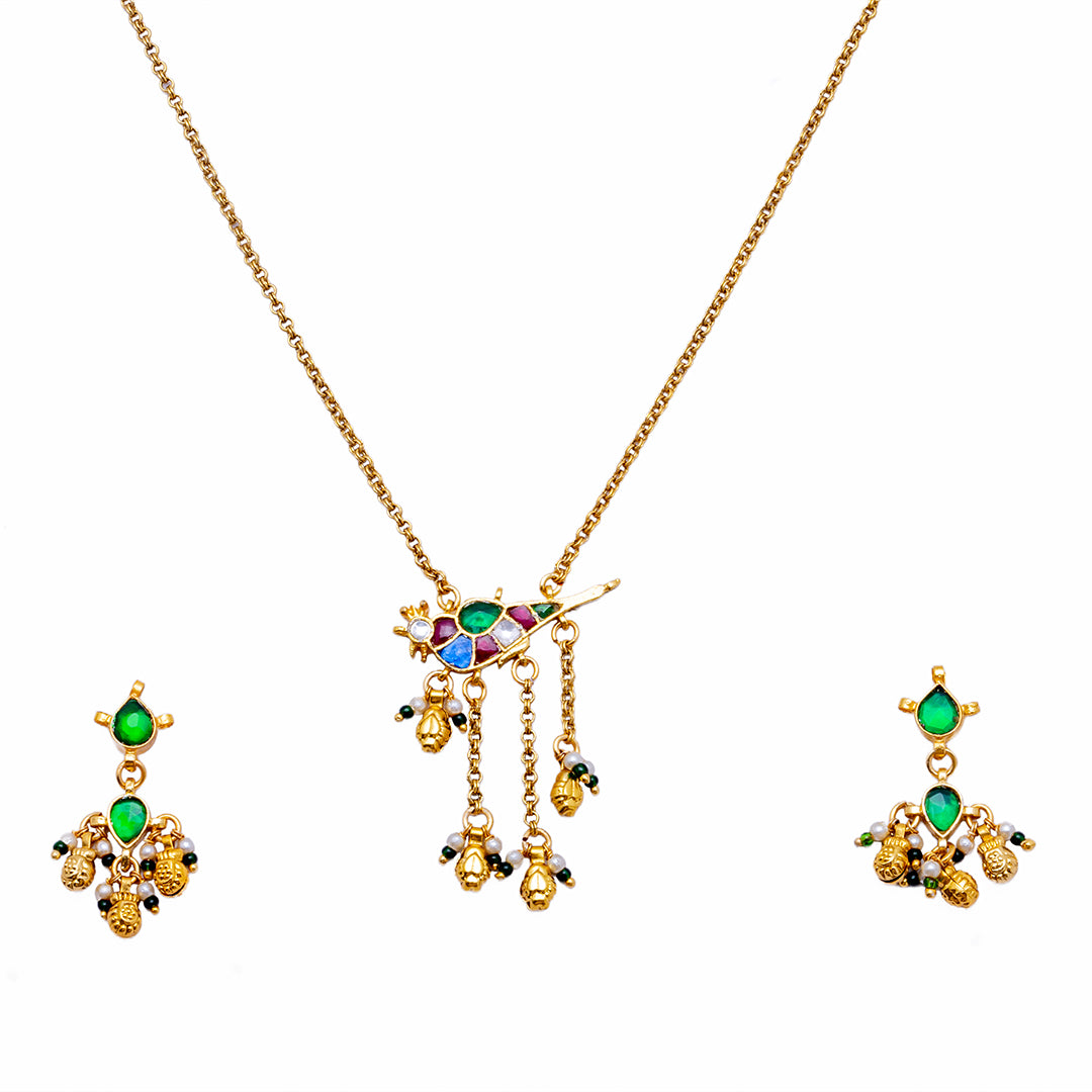 Panchi Kundan Manjari Set