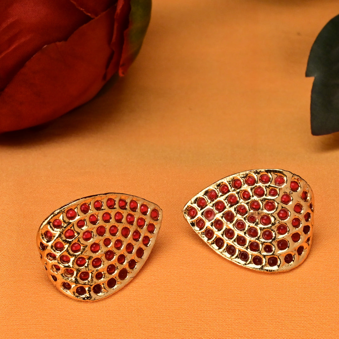 Scarlet Stud Earring
