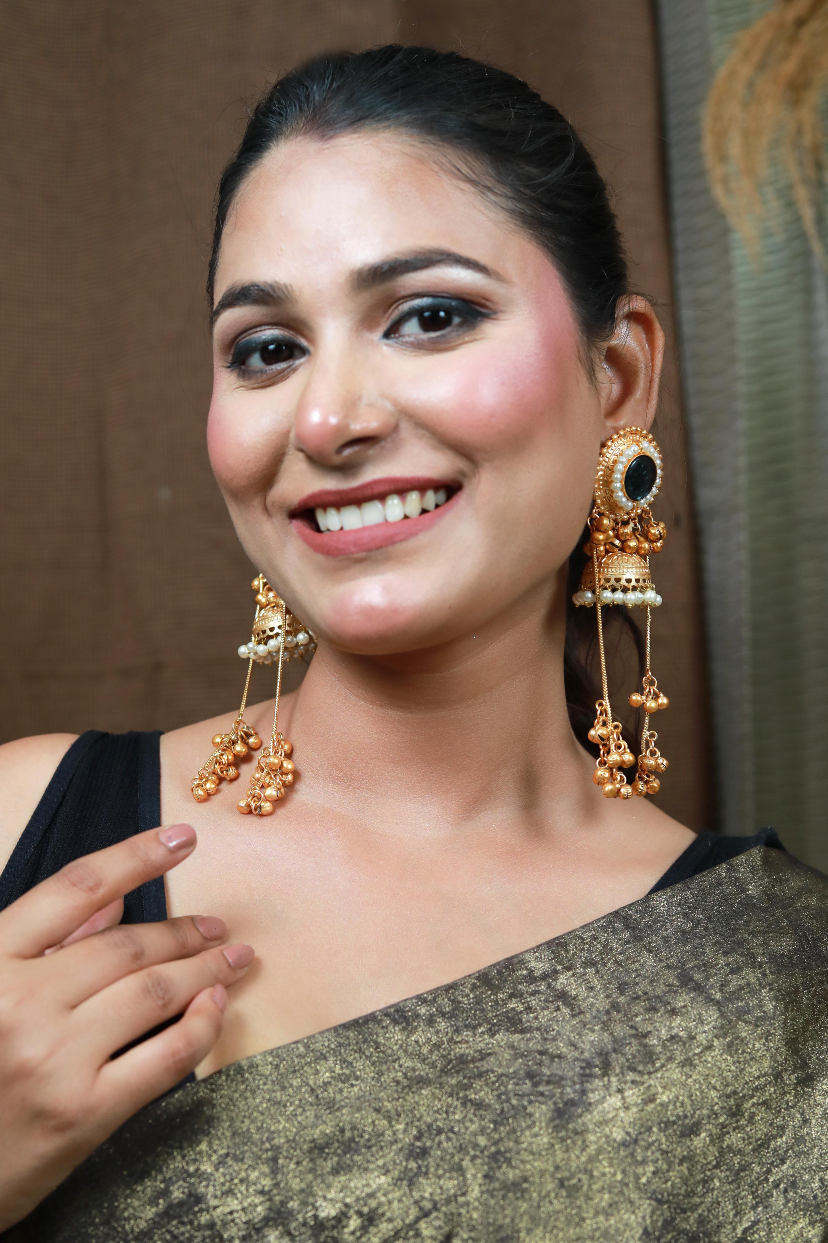 Shyāmaka Kashmiri Jhumka