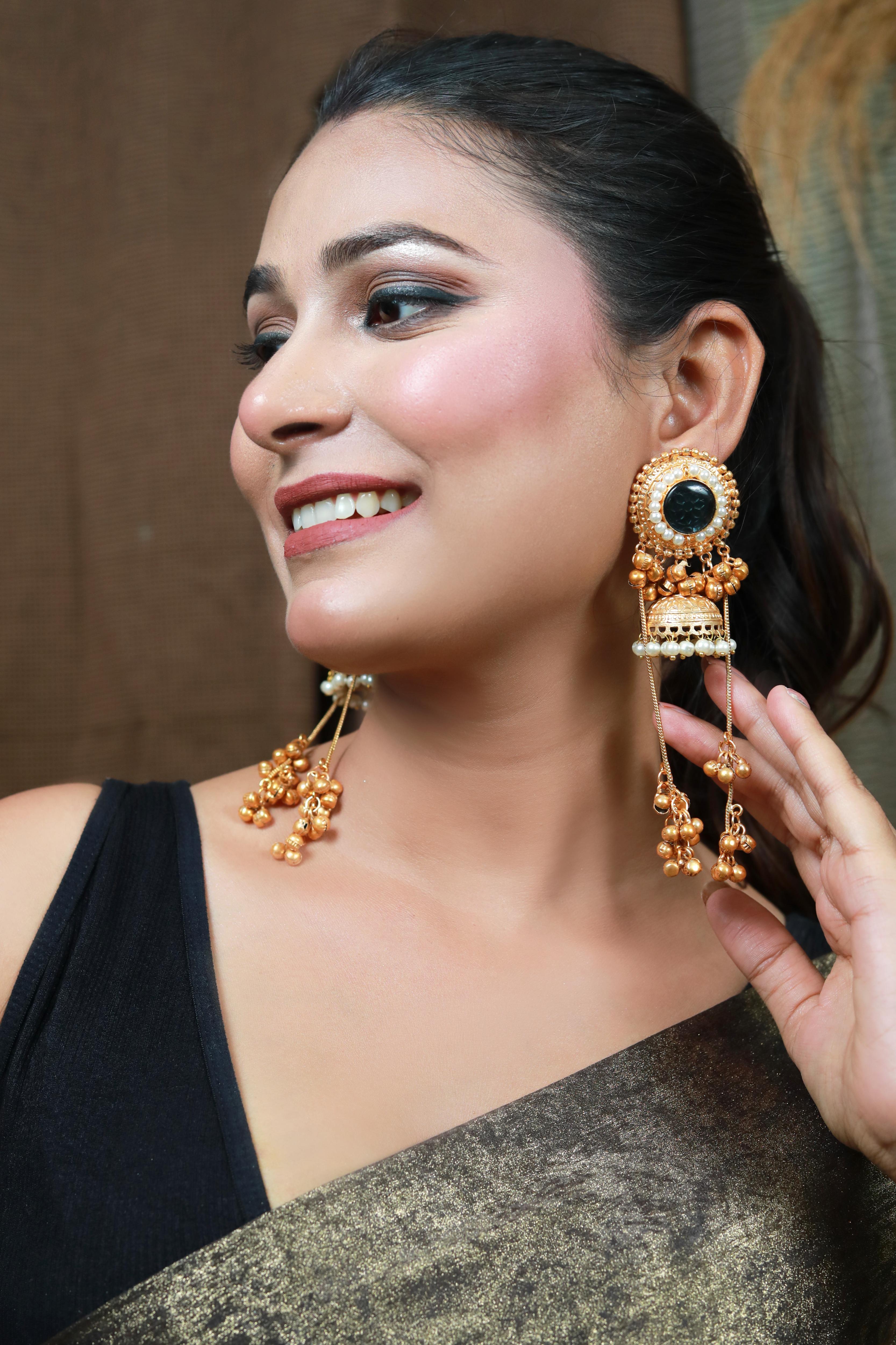 Shyāmaka Kashmiri Jhumka