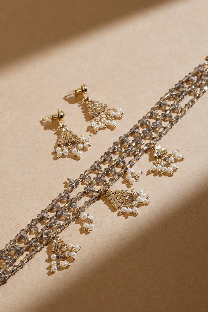 Heera Jharna Choker Necklace