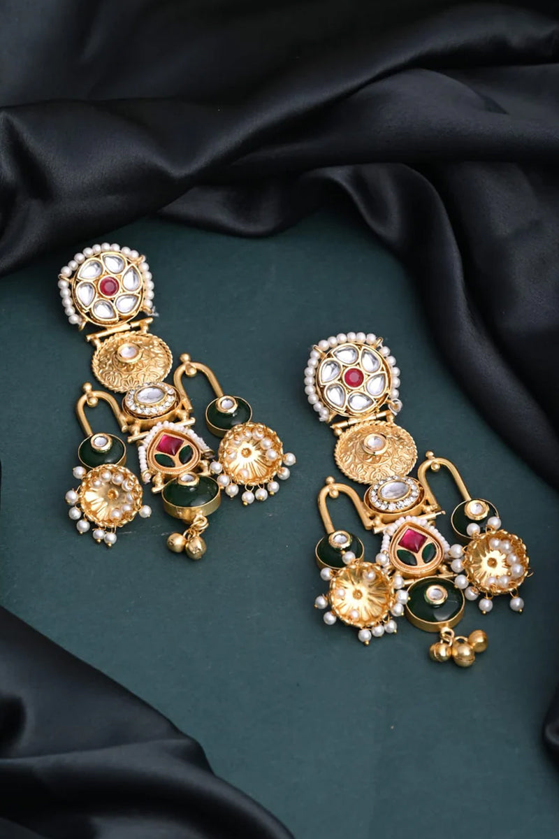 Sitara Kundan Jhumka