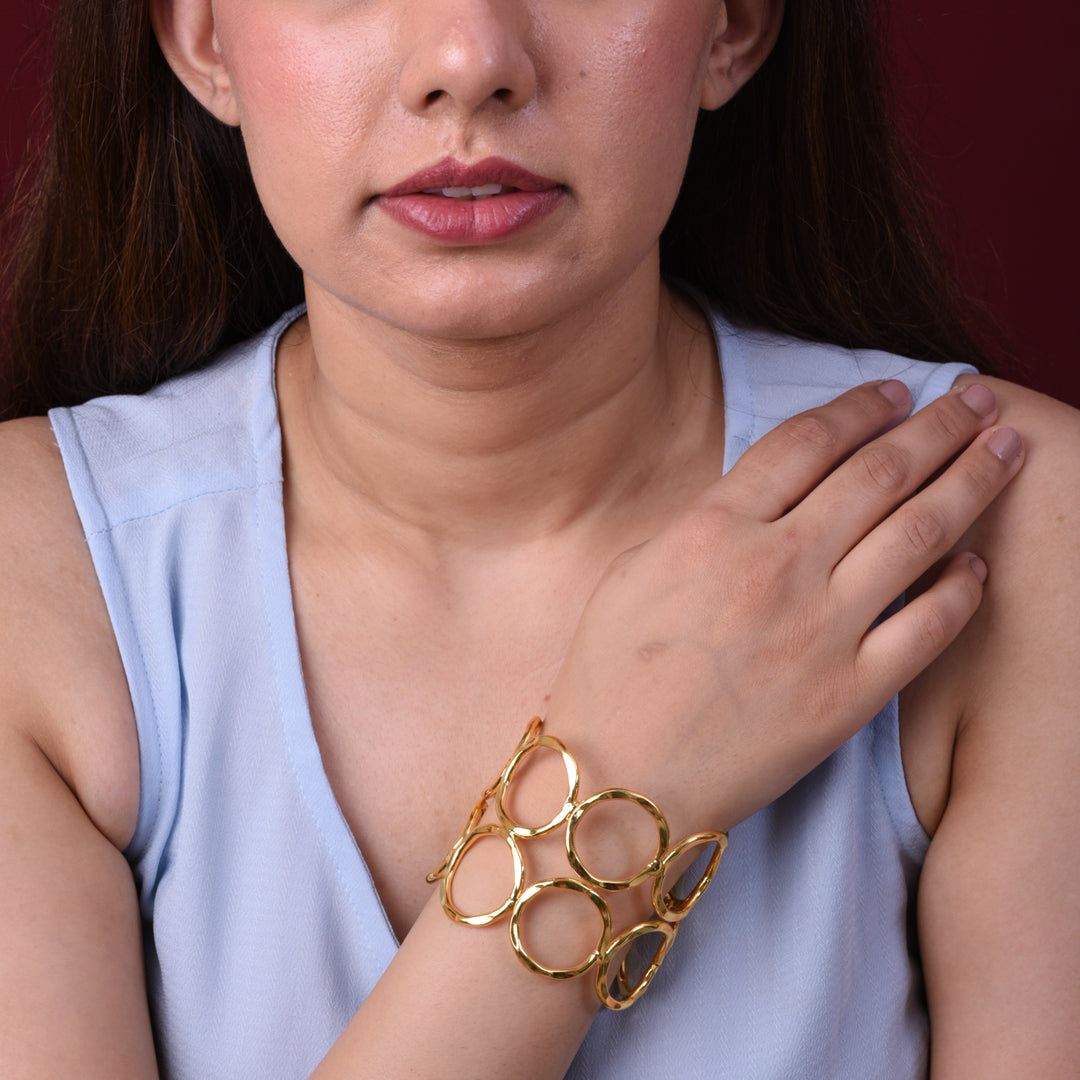 Golden Echo Cuff
