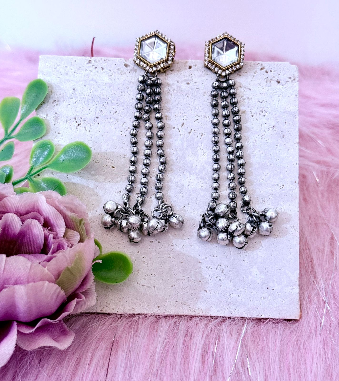 Noor Baali Tassel Dangler Earring