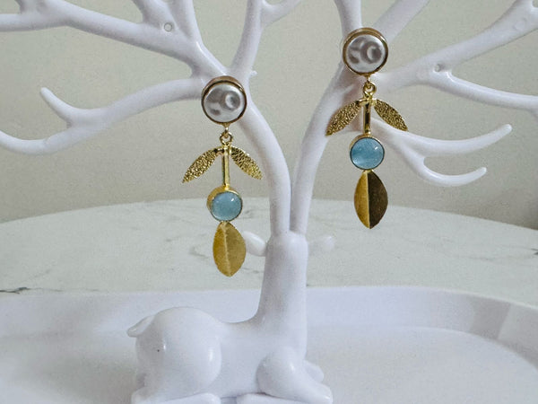 Subtle Bloom Dangler Earring