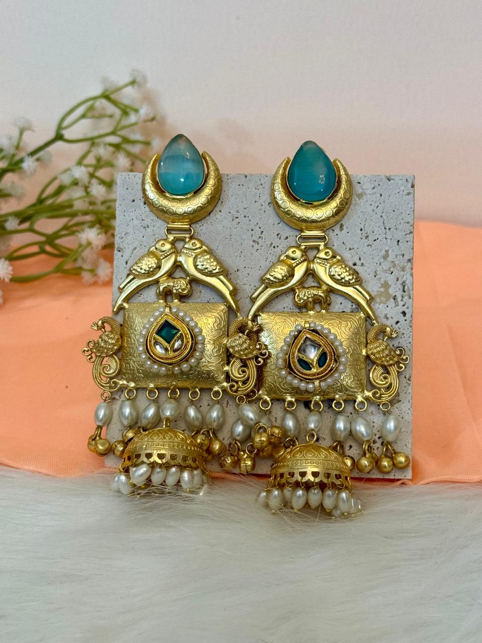 Noor-E-Mor Dangler Earrings