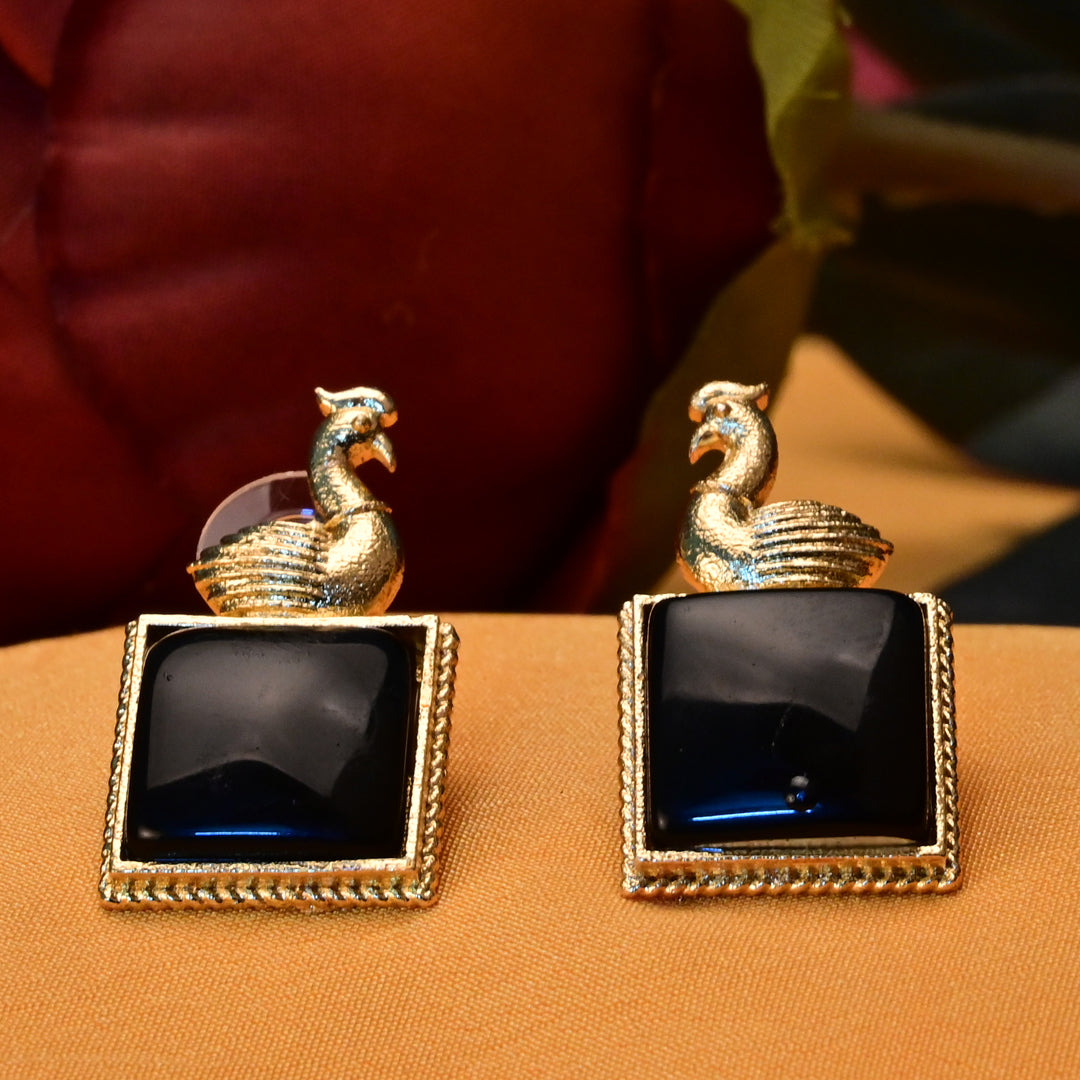 Mayura Noir Dangler Earrings