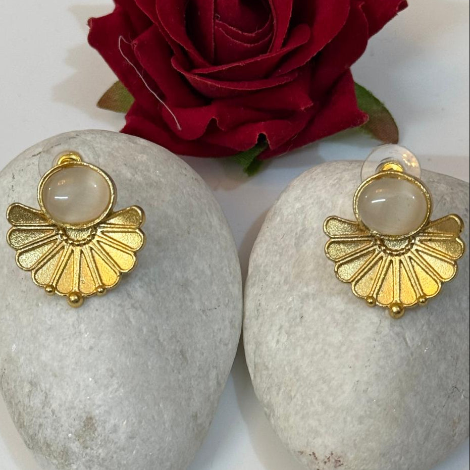 Floral Grace Stud Earrings