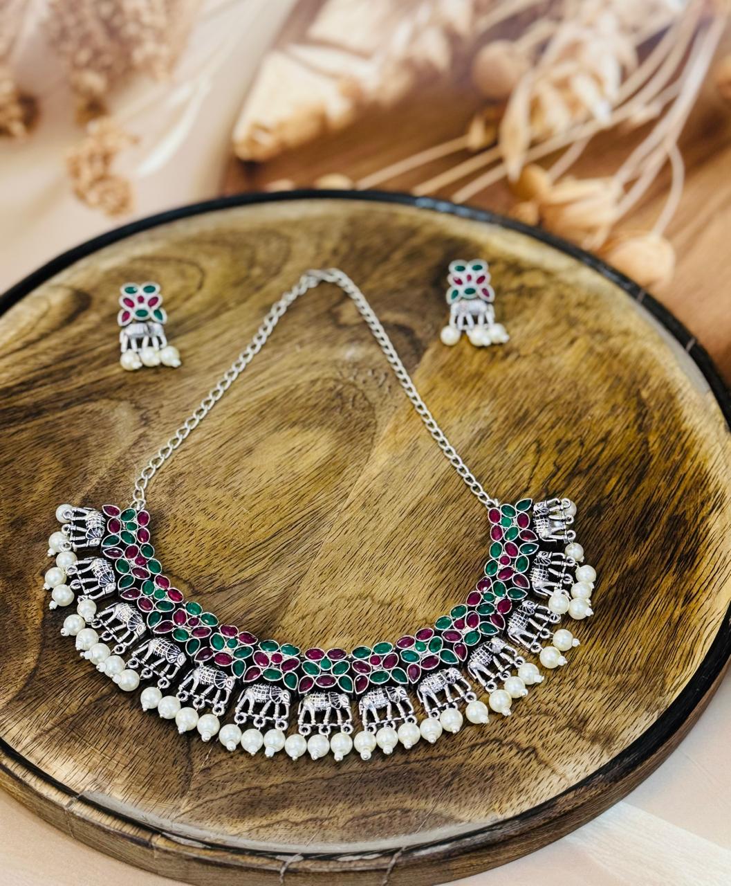 Gajmala Necklace Set