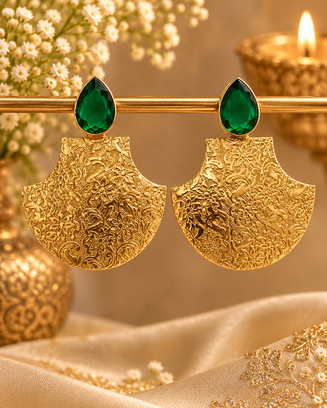 Sitara Fan Earrings