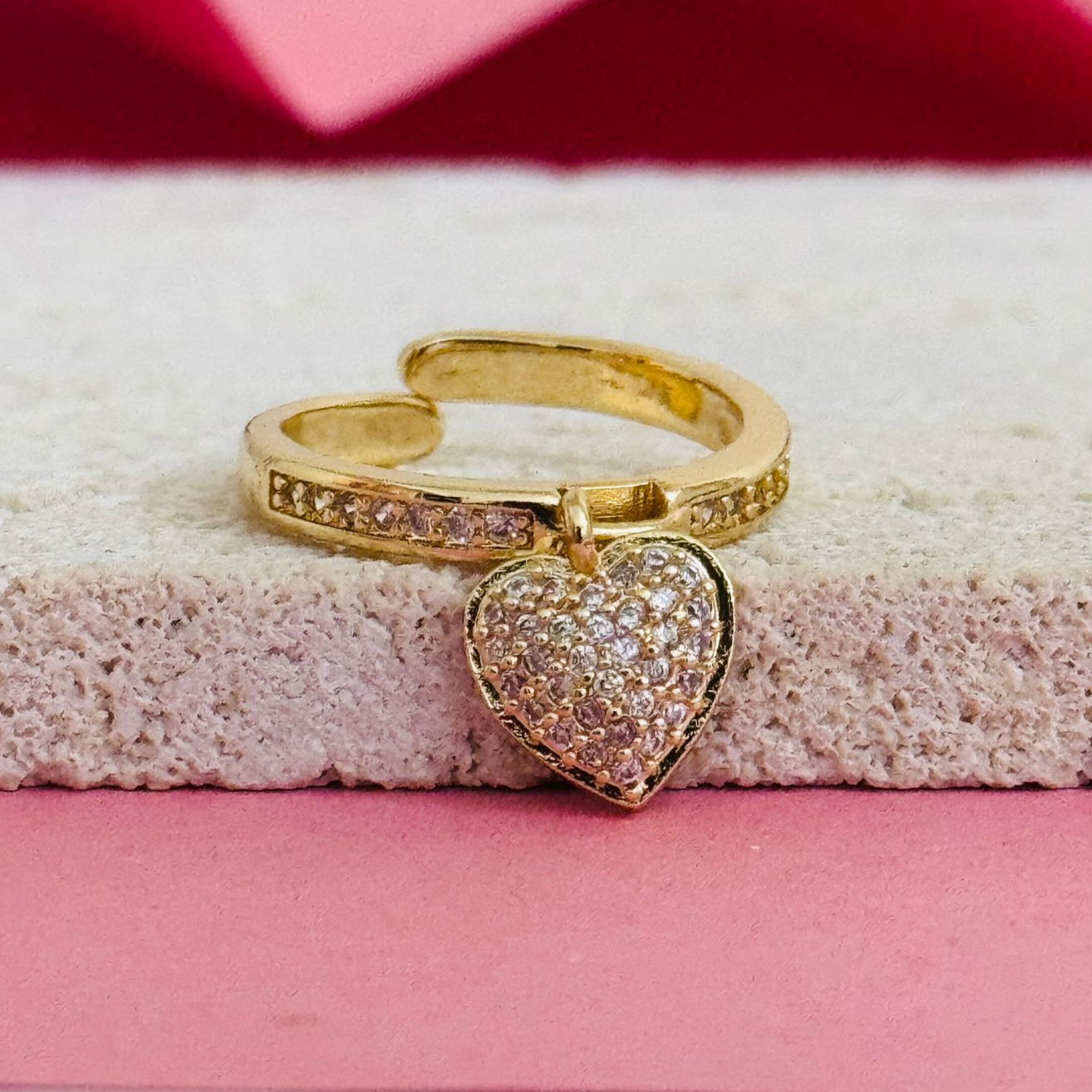 Heartfelt Charm Ring