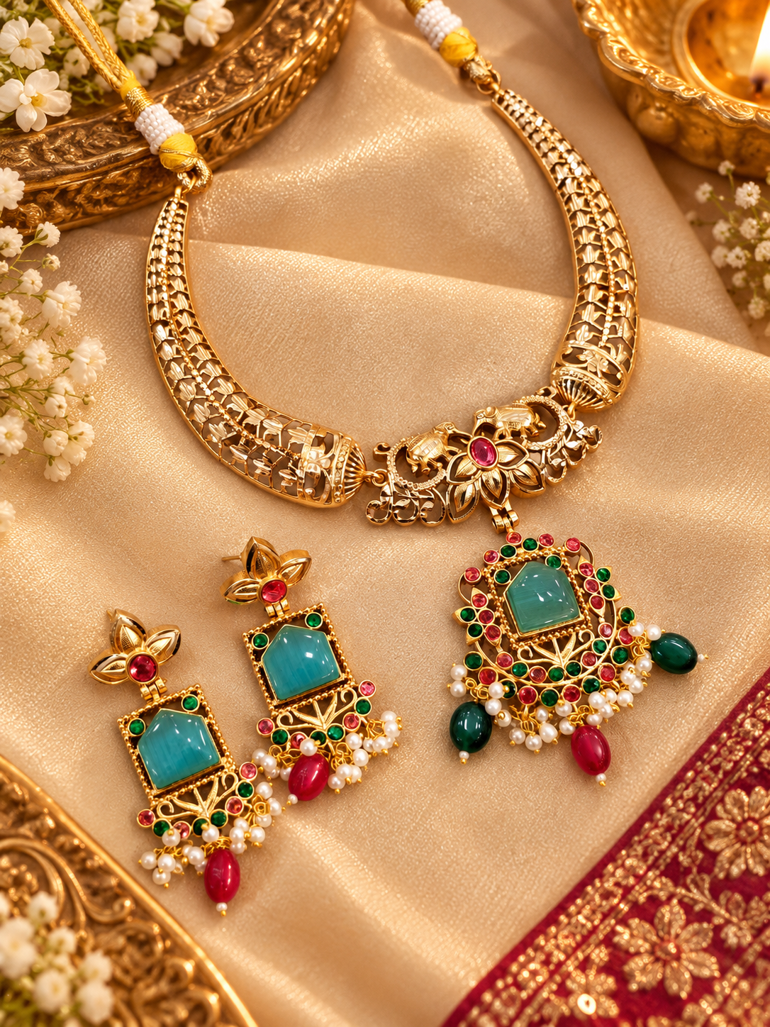 Mayurika Chitai Heritage Set