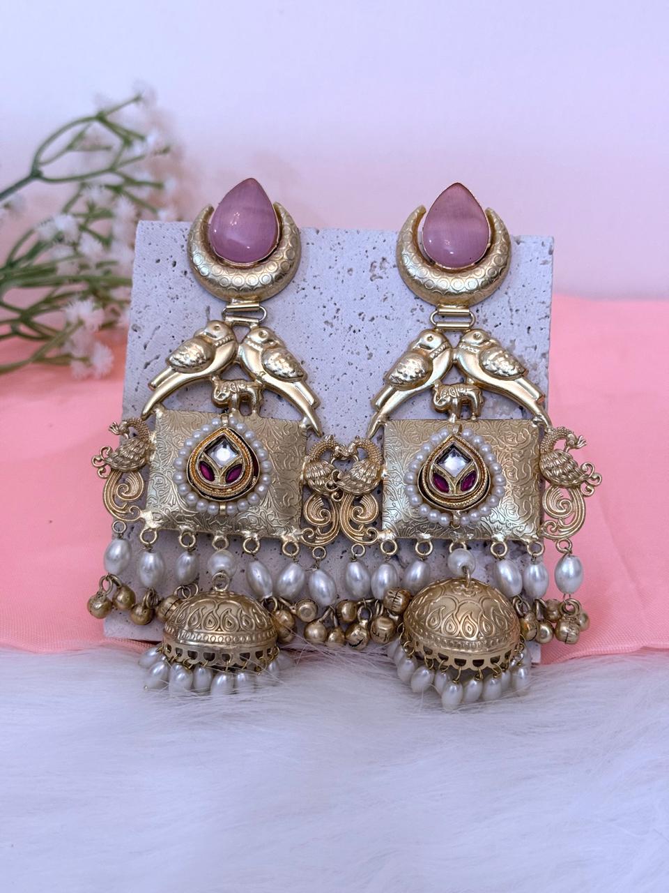 Noor-E-Mor Dangler Earrings