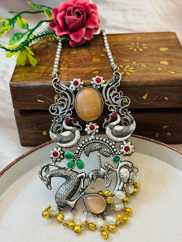 Rangavalli Long Necklace