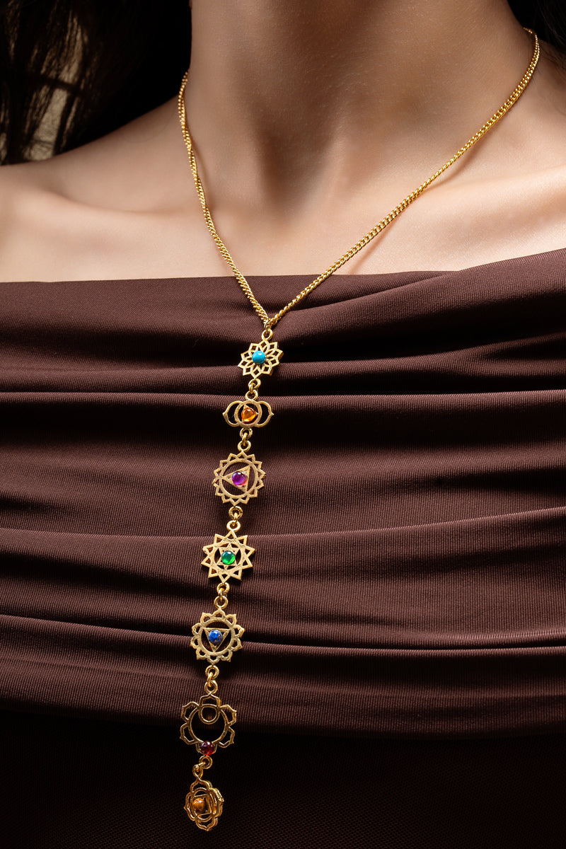 SaptaChakra Aura Necklace