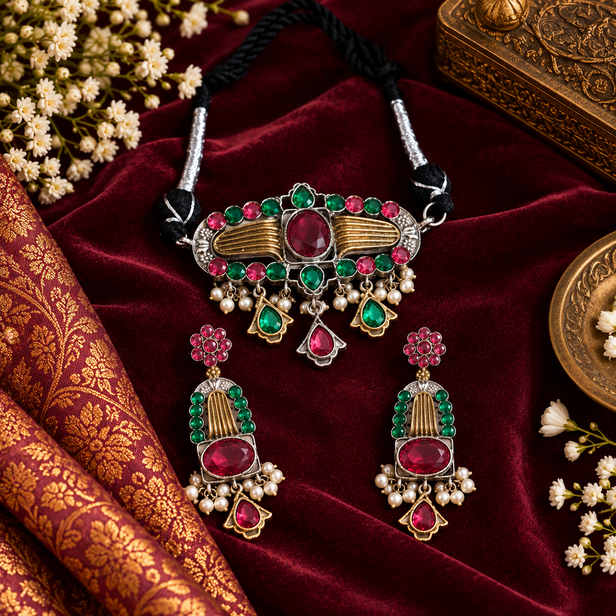 Soraya Stone Choker Set