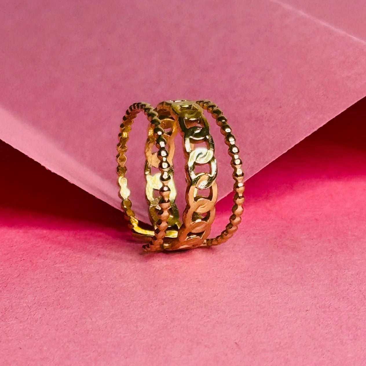 Triluxe Spiral Ring