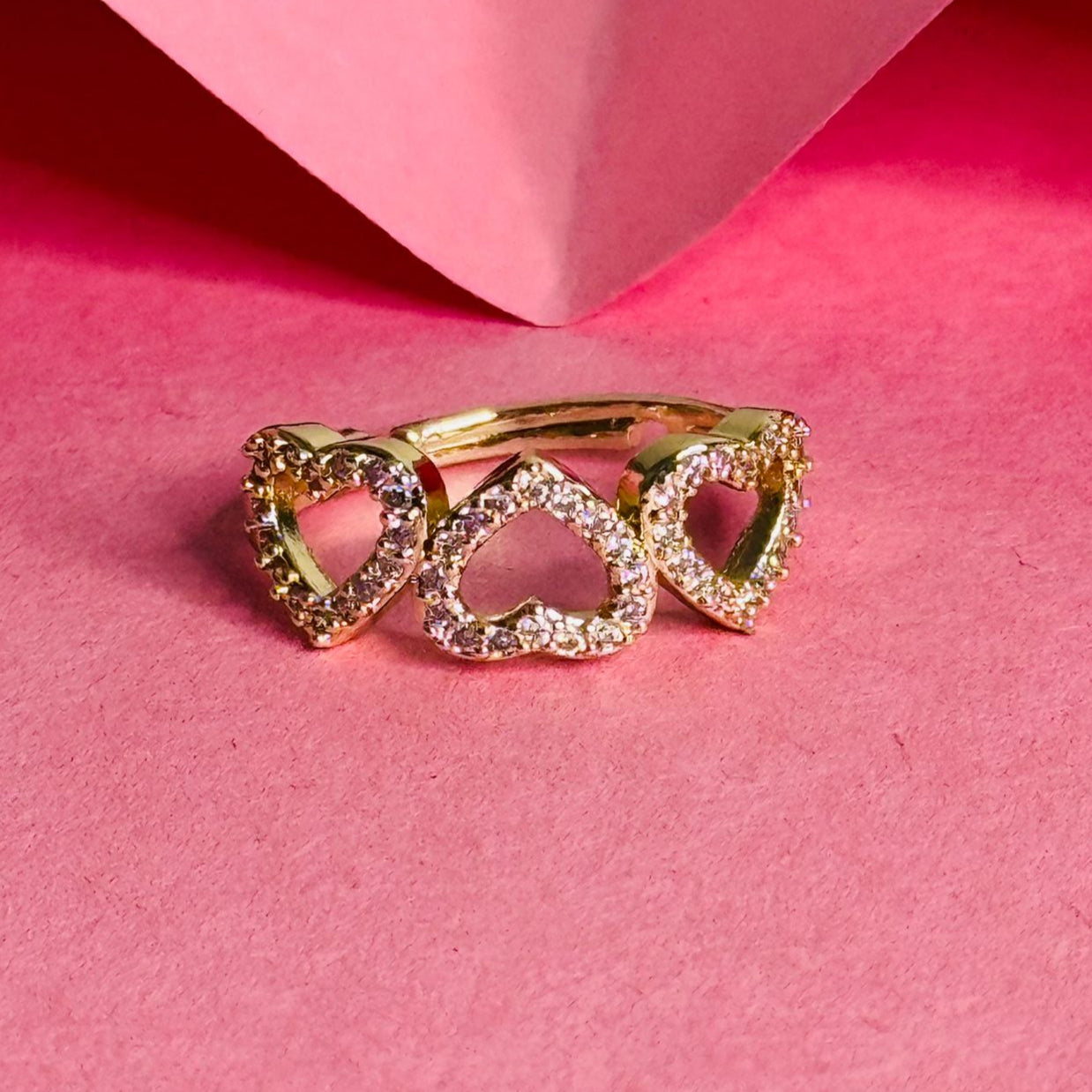 Trinity Heart Ring