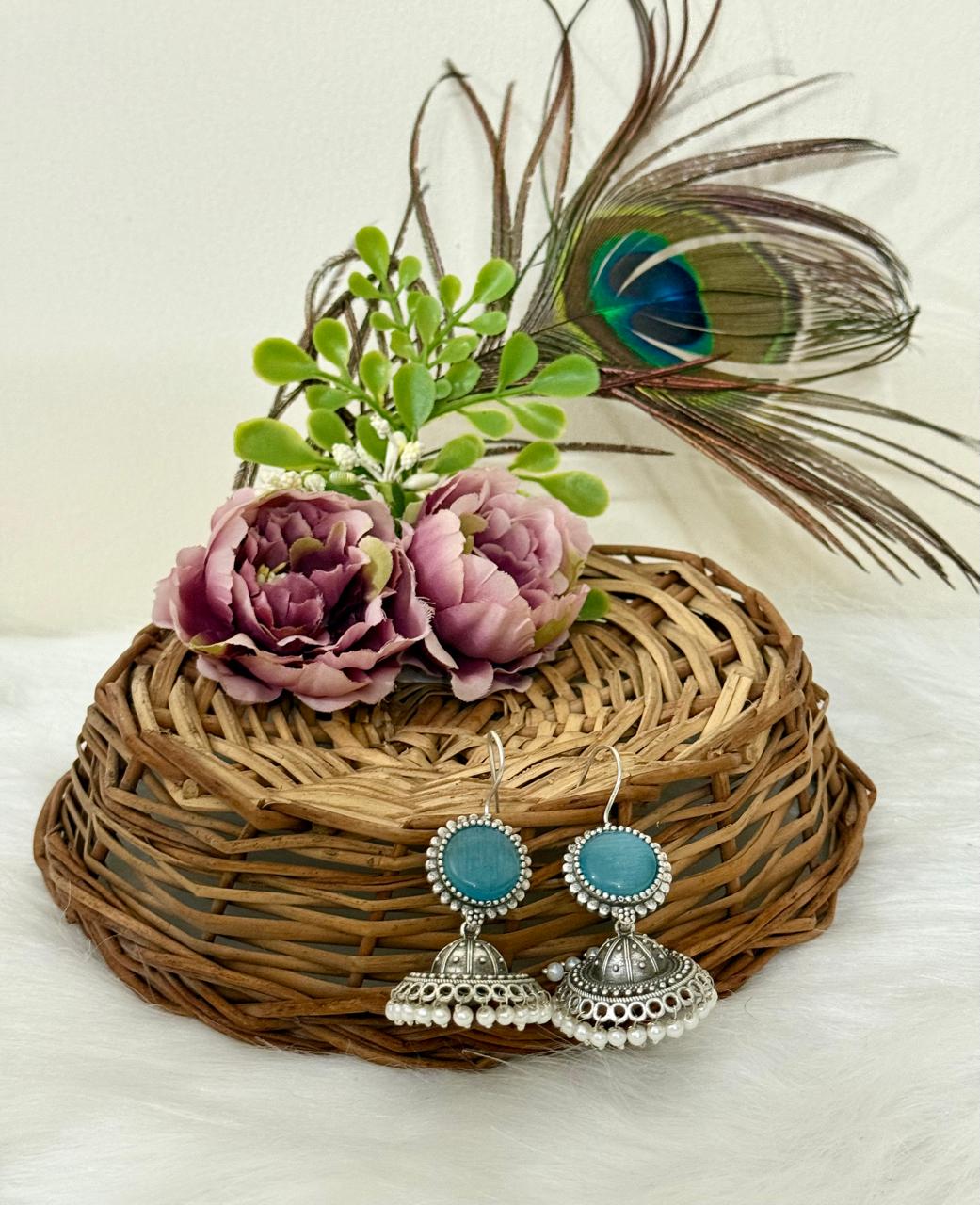Rose Gleam Hook Earrings