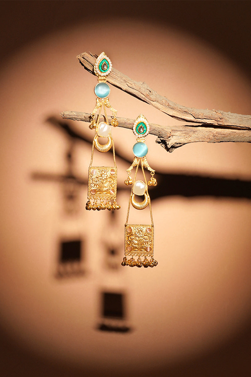 Zooni Noor Kashmiri Jhumkas