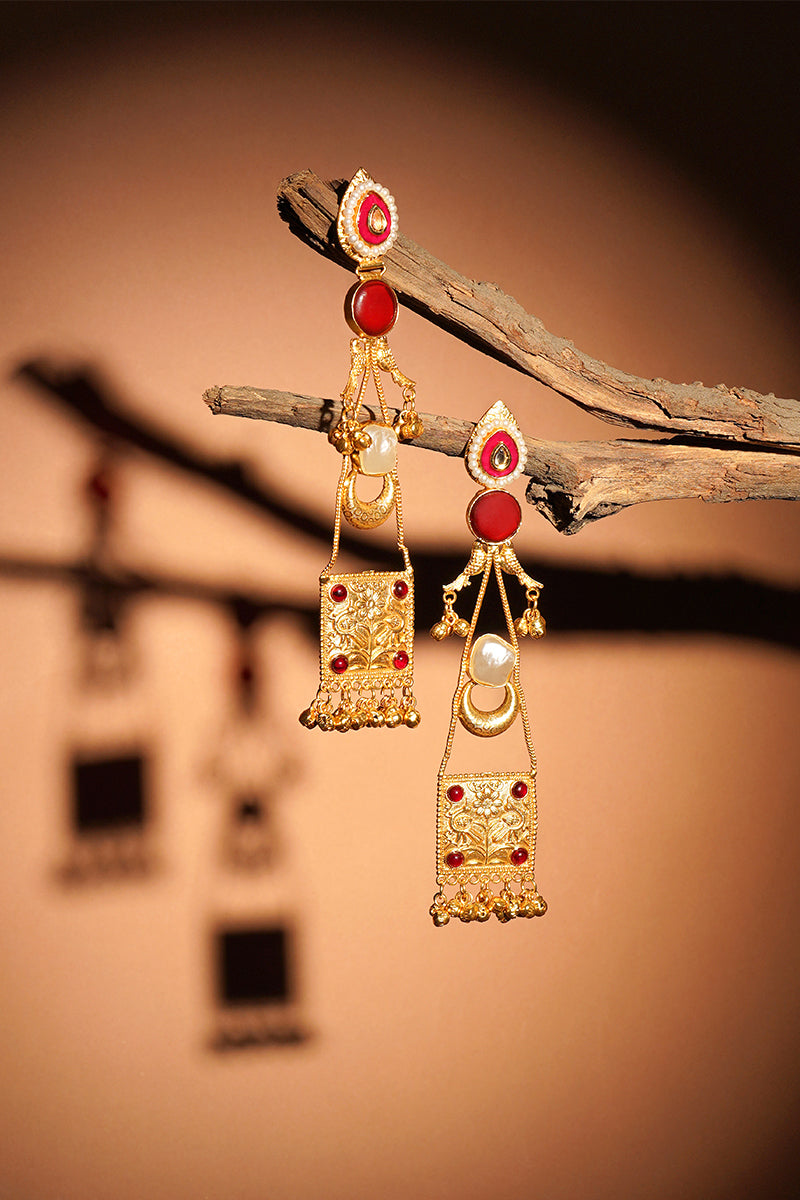 Zooni Noor Kashmiri Jhumkas